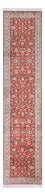 Runner Silk Rug - Kashmir Silk - 363 x 79 cm - red