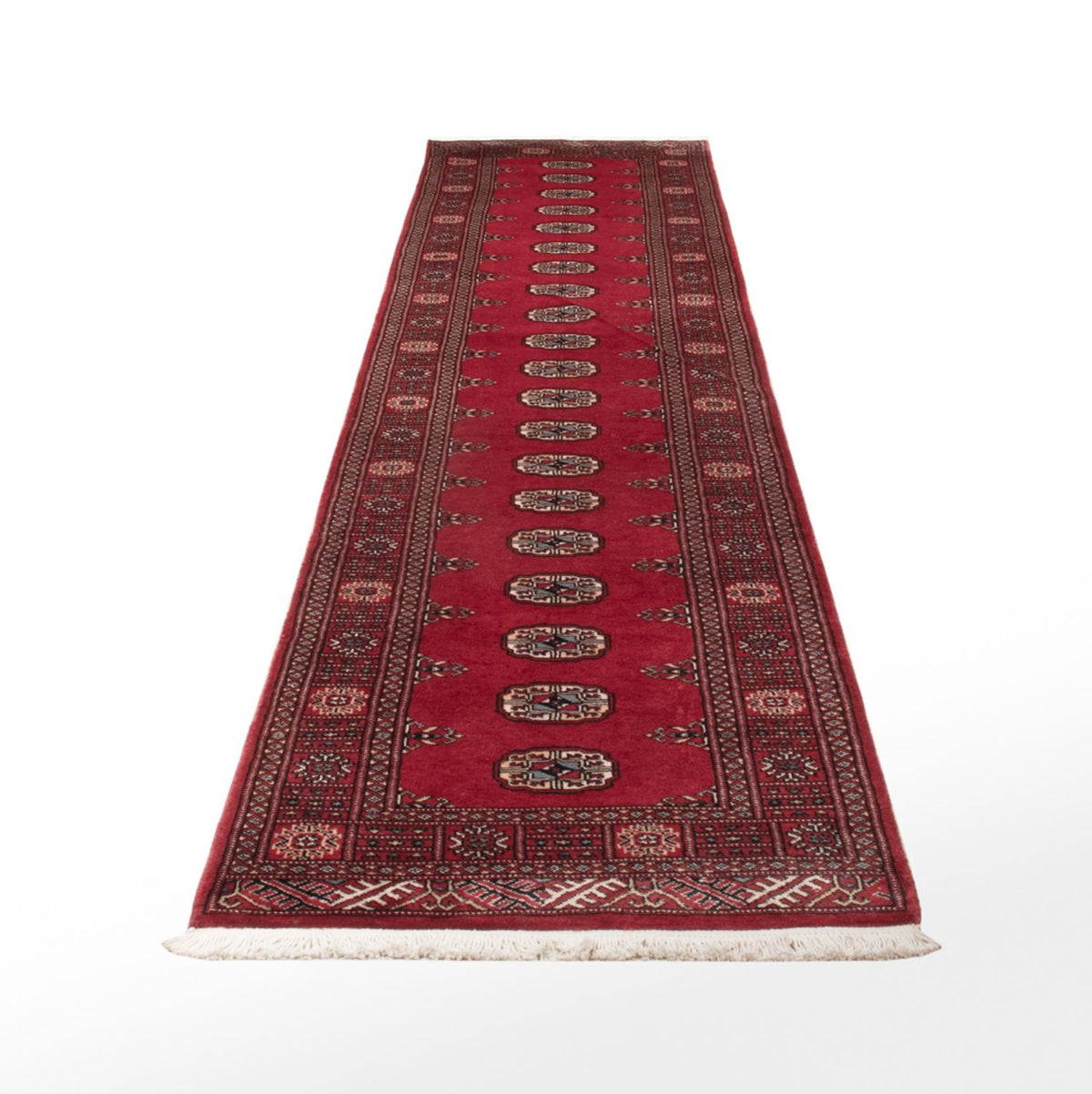 Runner Pakistani Rug - 343 x 77 cm - red