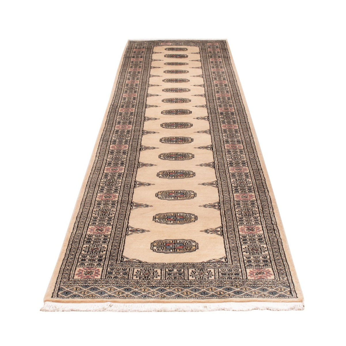 Runner Pakistani Rug - 358 x 80 cm - beige