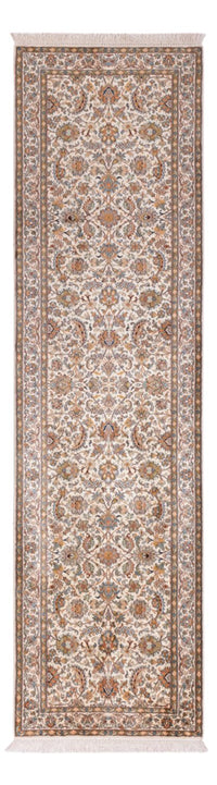Runner Silk Rug - Kashmir Silk - 308 x 80 cm - beige