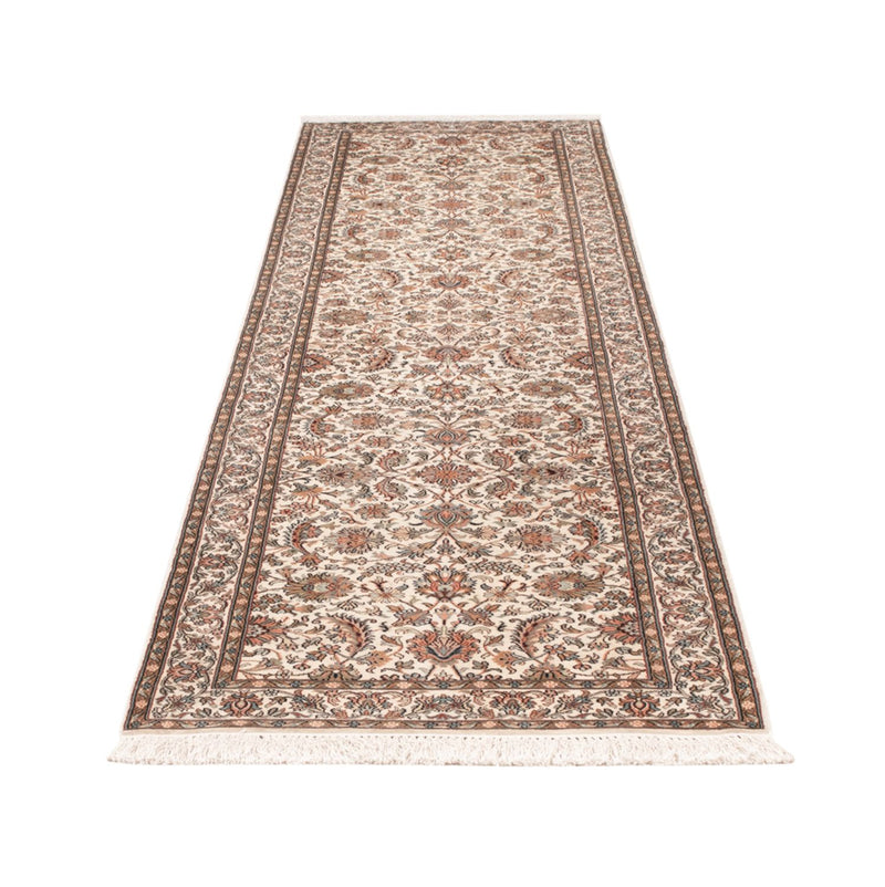 Runner Silk Rug - Kashmir Silk - 308 x 80 cm - beige