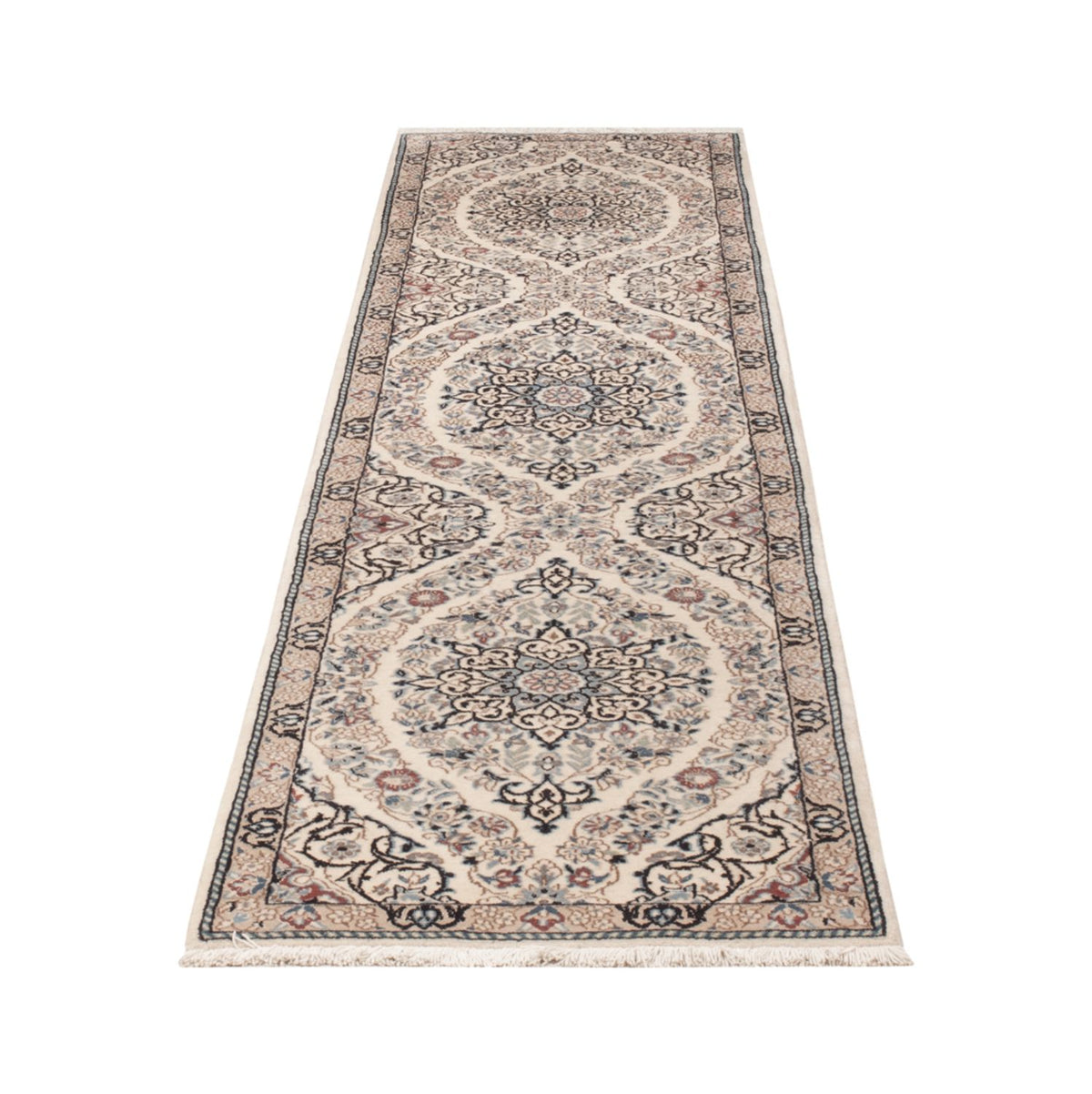 Runner Perser Rug - Nain - 293 x 60 cm - dark beige