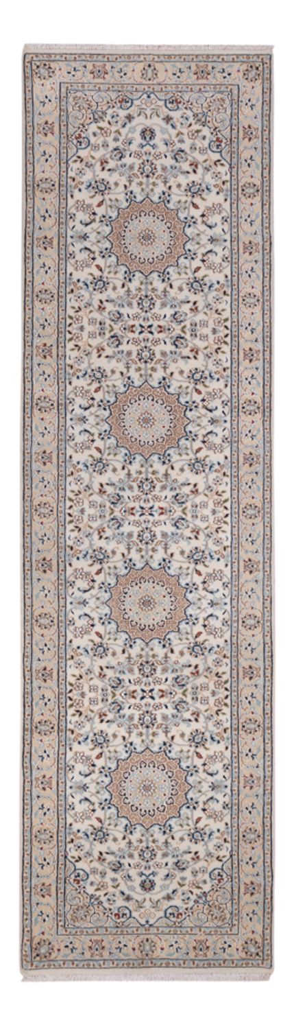 Runner Oriental Rug - Nain - Indus - 307 x 80 cm - beige