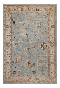 Ziegler Rug - Usak - 296 x 200 cm - light blue