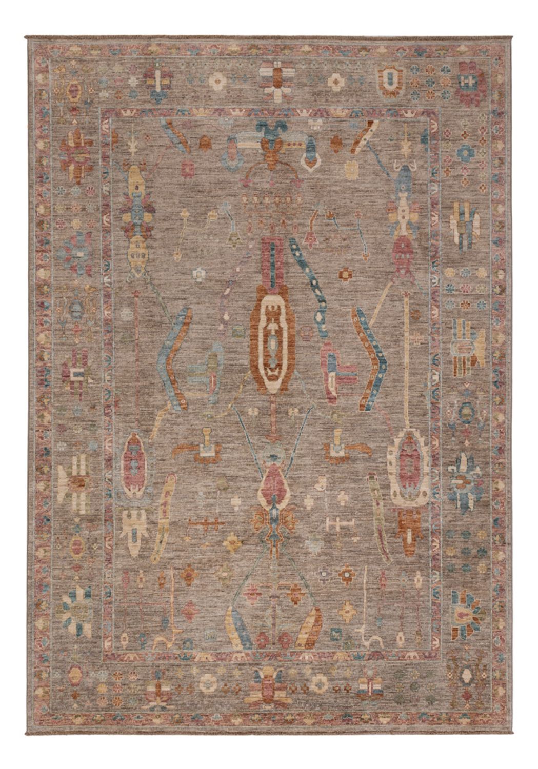 Ziegler Rug - Usak - 301 x 204 cm - dark beige