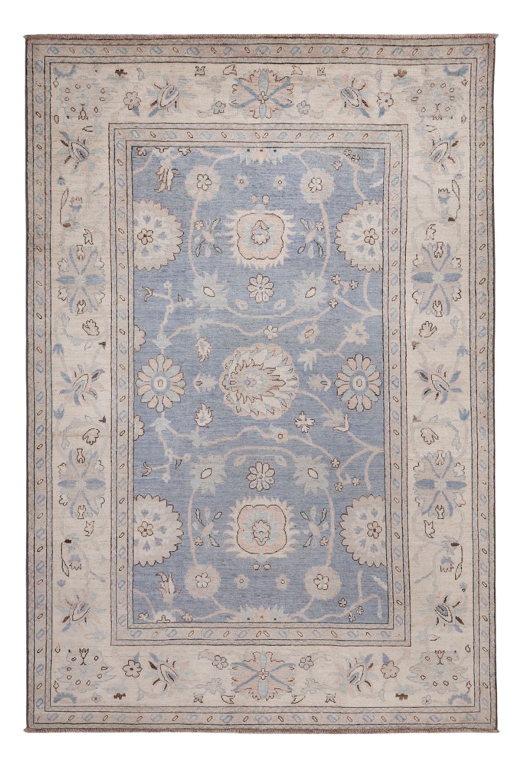 Ziegler Rug - Usak - 301 x 206 cm - light blue