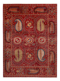 Designer Rug - 350 x 260 cm - red