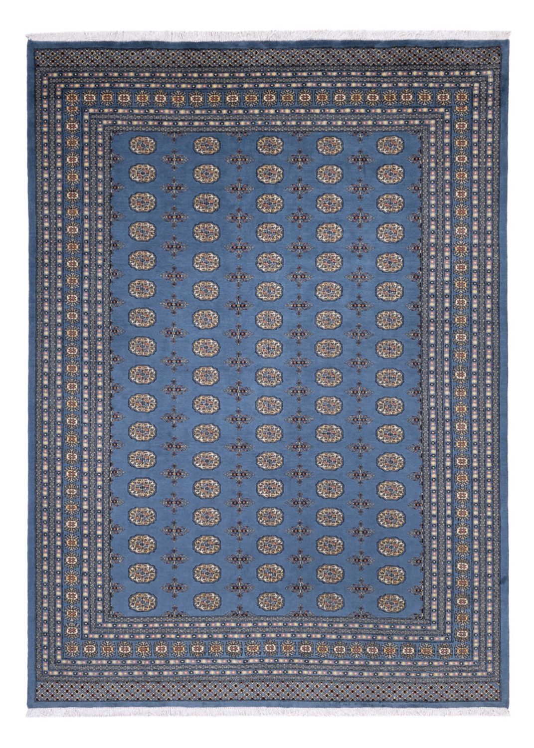 Afghan Rug - Bukhara - 344 x 248 cm - blue
