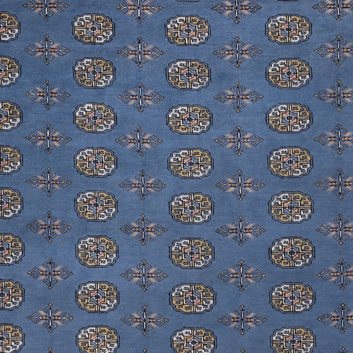 Afghan Rug - Bukhara - 341 x 240 cm - blue