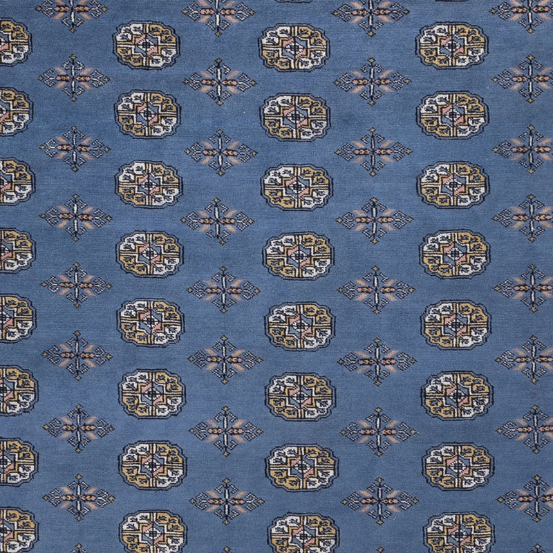 Afghan Rug - Bukhara - 341 x 240 cm - blue