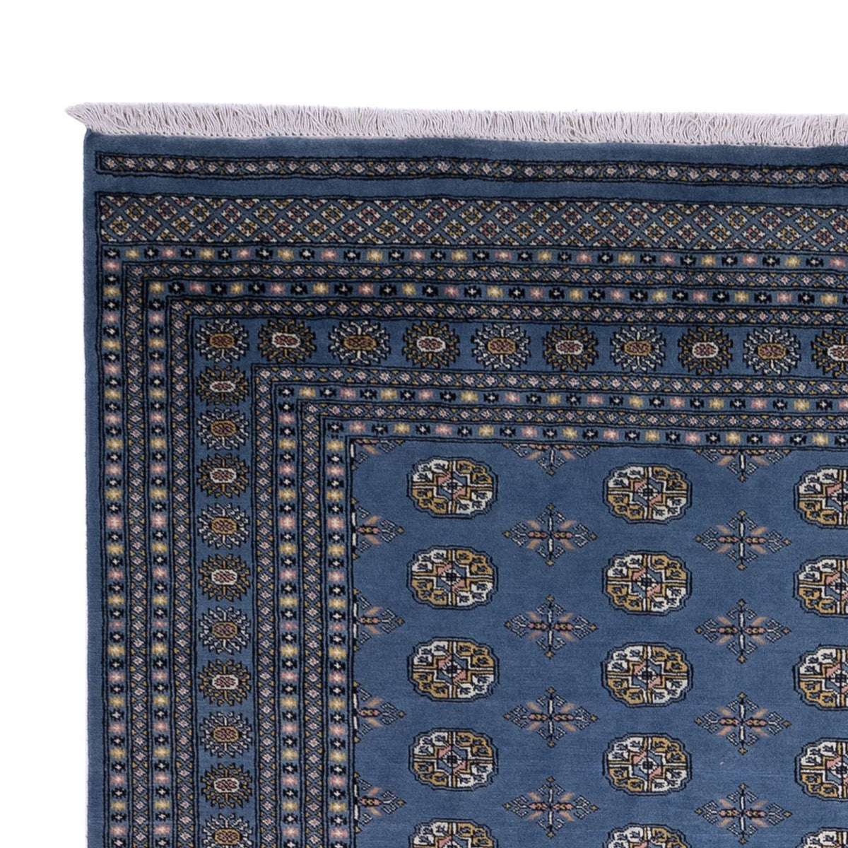 Afghan Rug - Bukhara - 341 x 240 cm - blue
