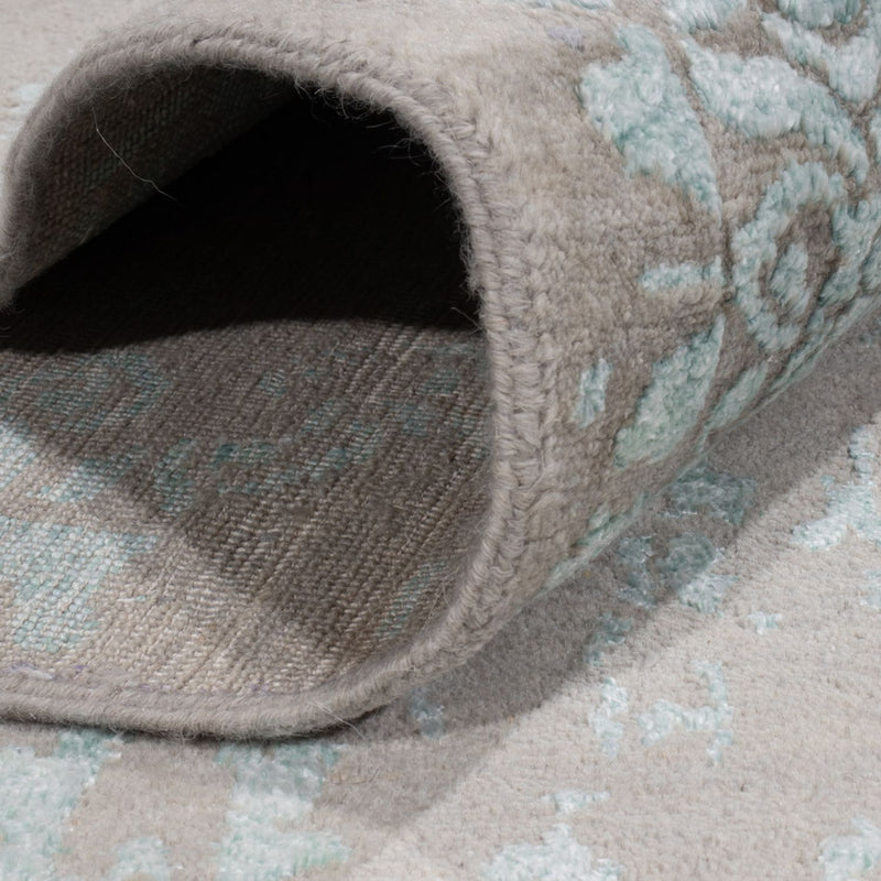 Designer Rug - 358 x 270 cm - light blue