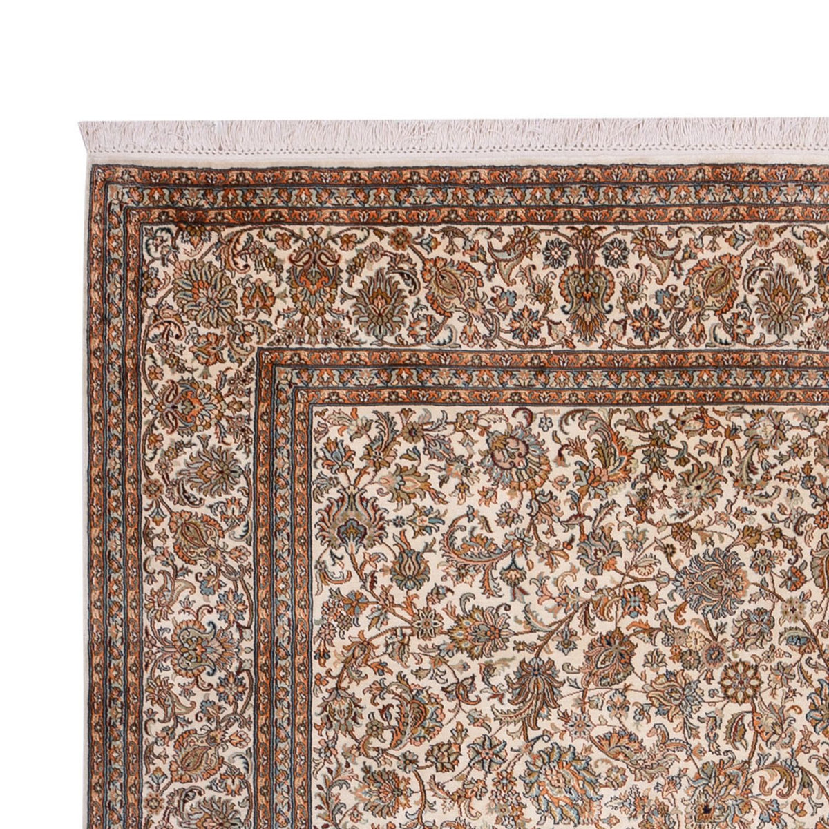 Silk Rug - Kashmir Silk - 349 x 247 cm - beige