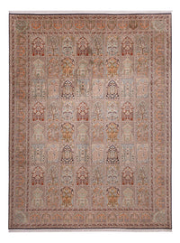 Silk Rug - Kashmir Silk - 362 x 274 cm - dark beige