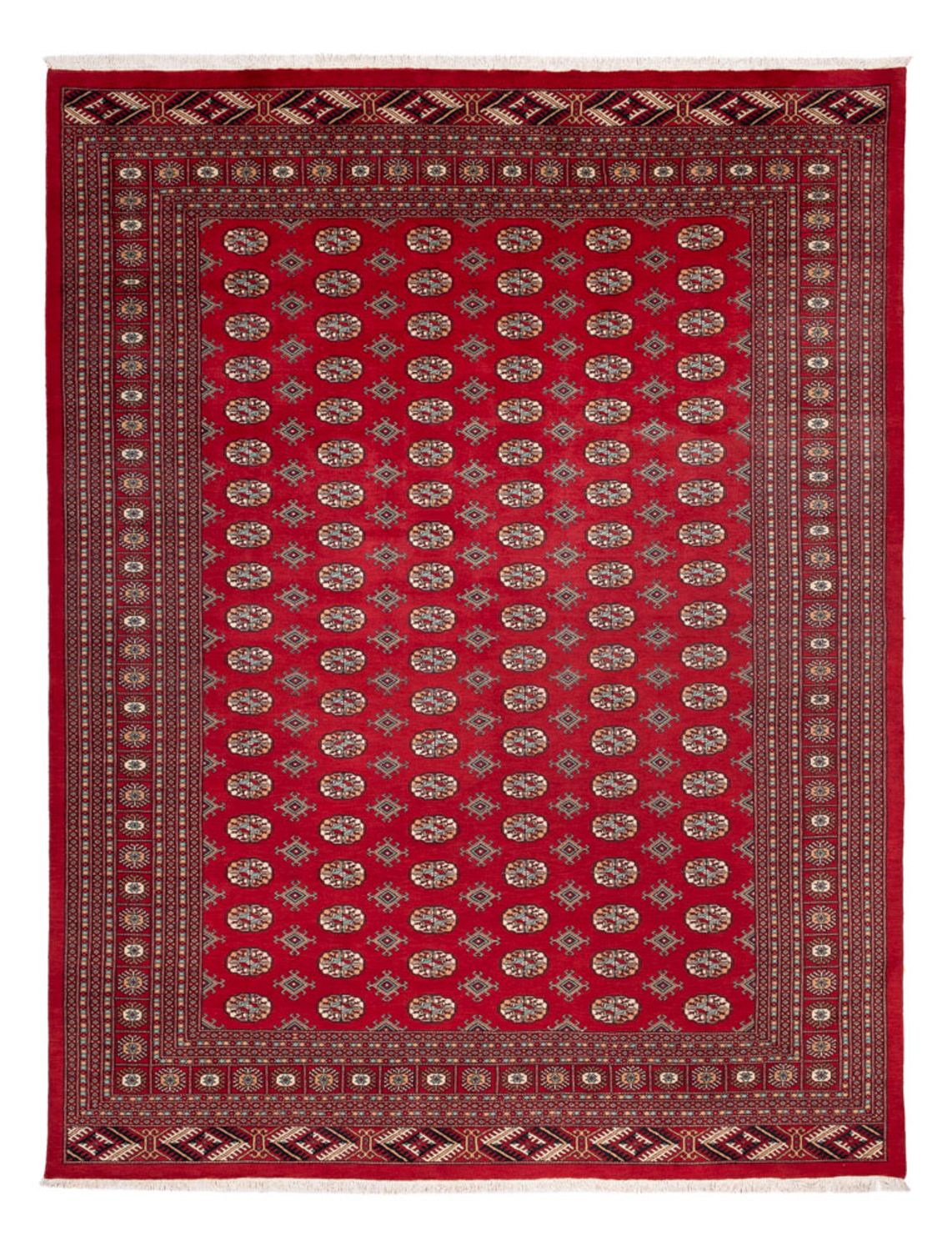 Afghan Rug - Bukhara - 354 x 275 cm - red
