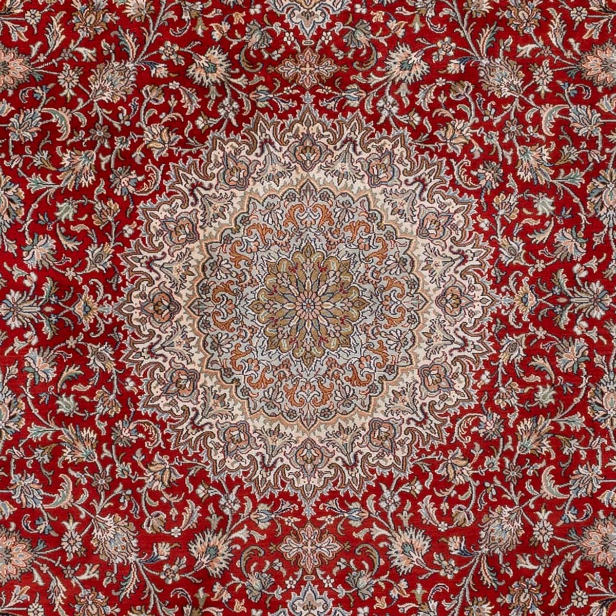 Silk Rug - Kashmir Silk - 327 x 244 cm - red