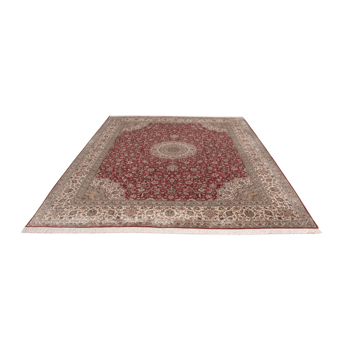 Silk Rug - Kashmir Silk - 327 x 244 cm - red