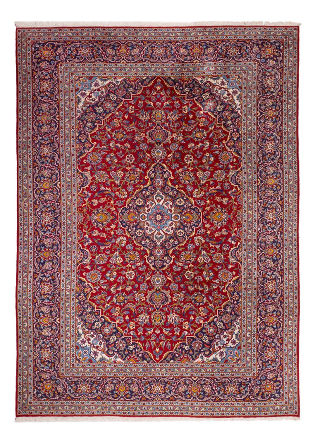 Perser Rug - Keshan - 370 x 261 cm - red