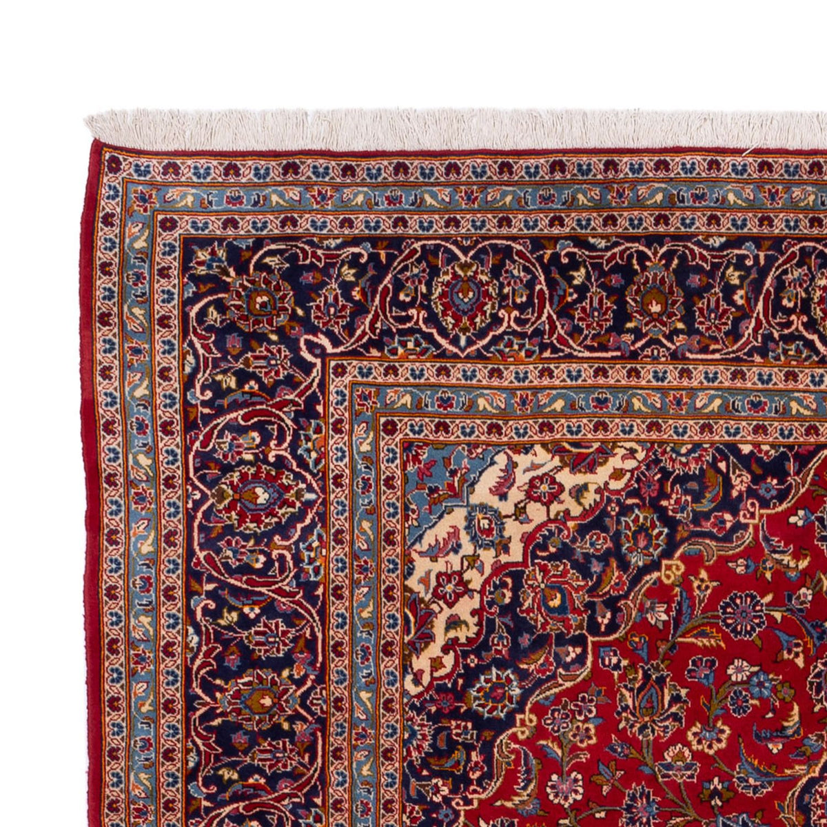 Perser Rug - Keshan - 373 x 252 cm - red