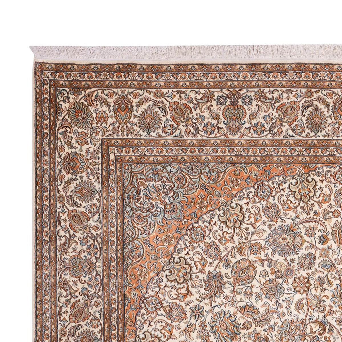 Silk Rug - Kashmir Silk - 347 x 247 cm - beige