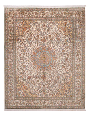 Silk Rug - Kashmir Silk - 320 x 249 cm - beige