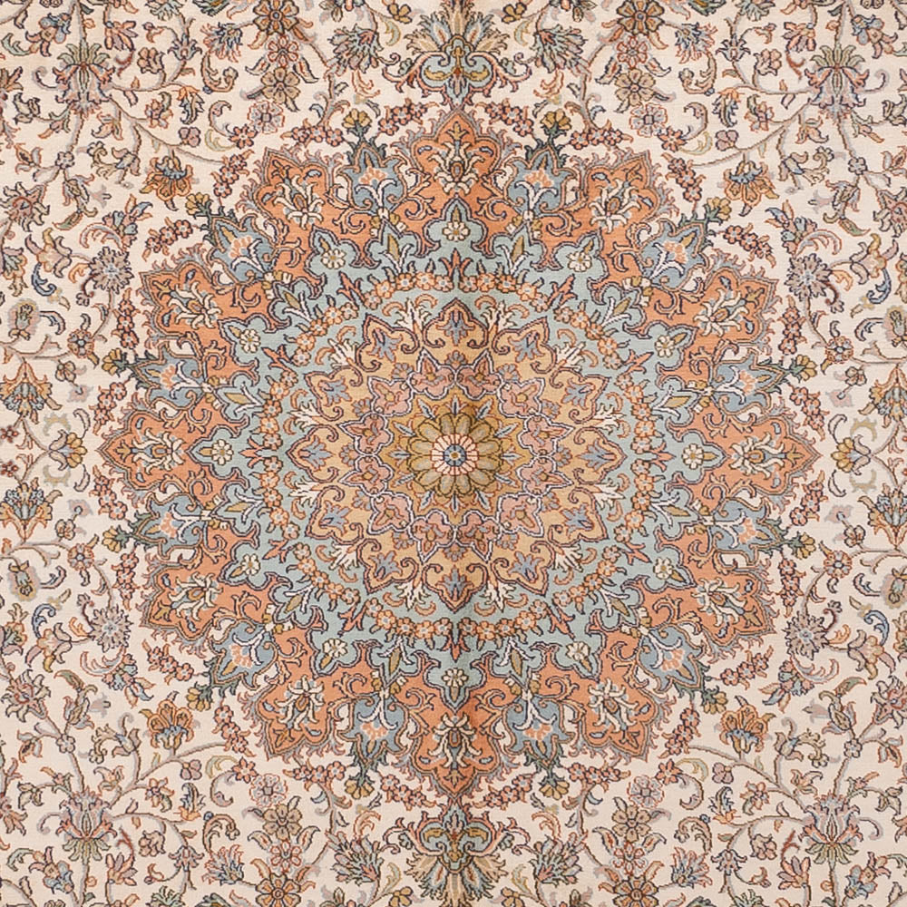 Silk Rug - Kashmir Silk - 320 x 249 cm - beige