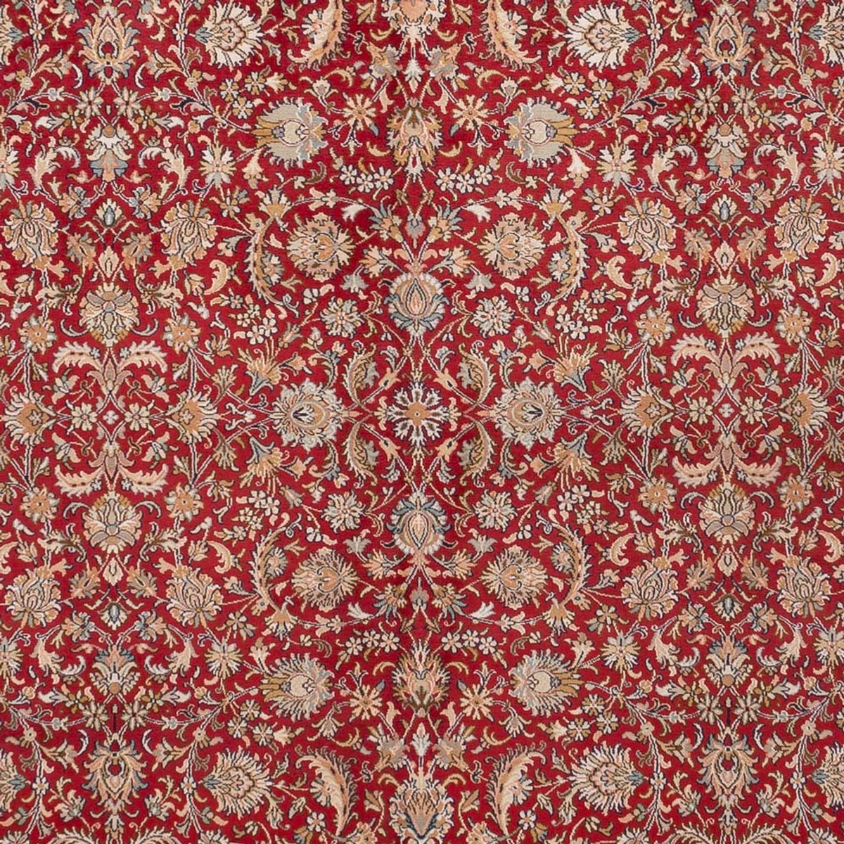 Silk Rug - Kashmir Silk - 369 x 279 cm - red