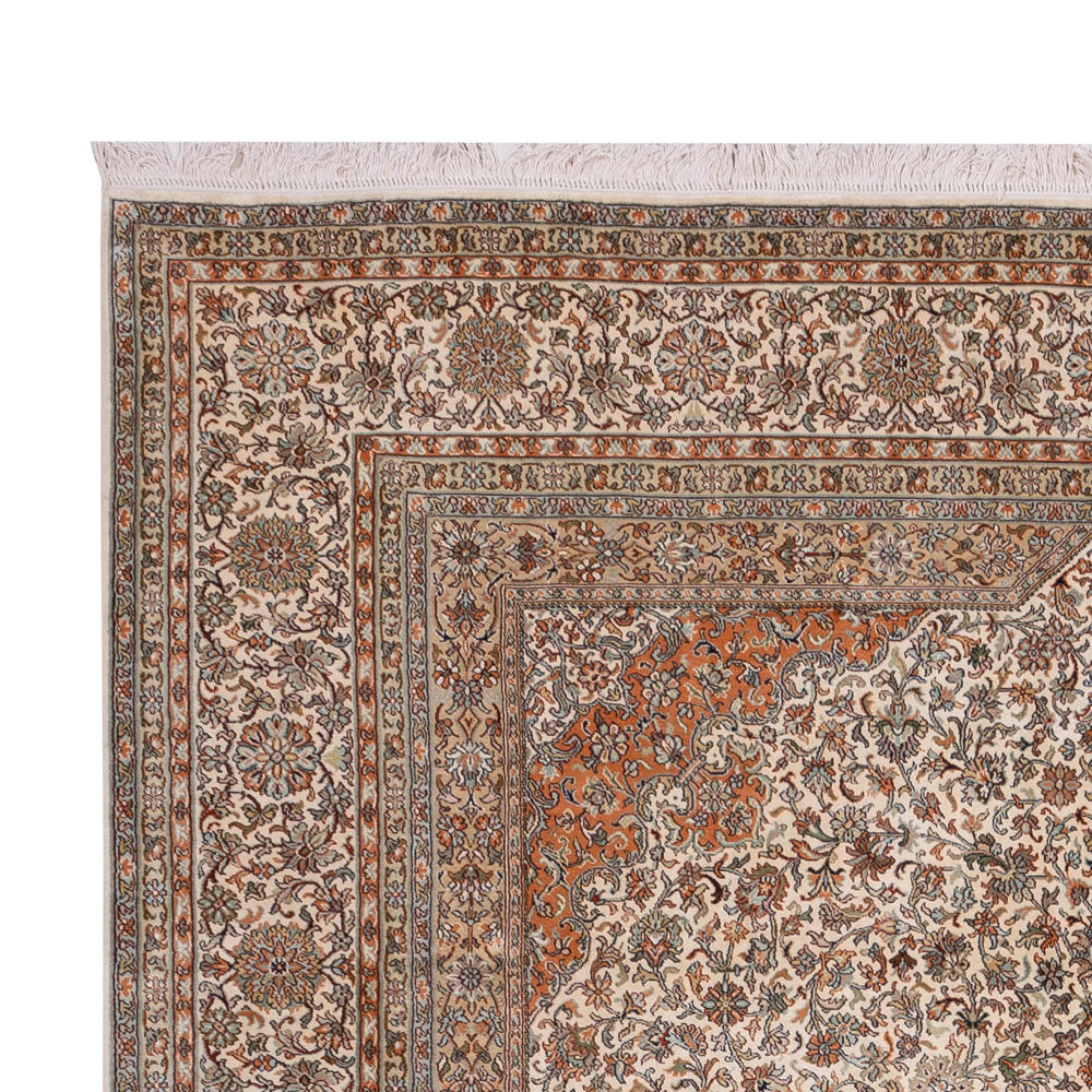 Silk Rug - Kashmir Silk - 344 x 250 cm - beige