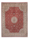 Kashmir Silk Rug 245x321cm - Oriental Rug - Rectangle / Red / 245 x 321 cm Rectangle