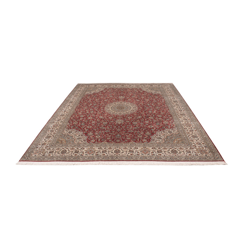 Silk Rug - Kashmir Silk - 321 x 245 cm - red
