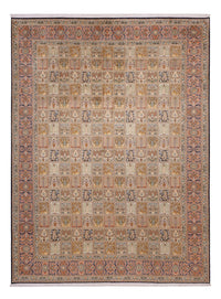 Silk Rug - Kashmir Silk - 330 x 246 cm - dark beige