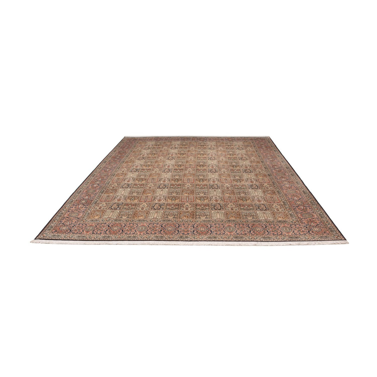 Silk Rug - Kashmir Silk - 330 x 246 cm - dark beige