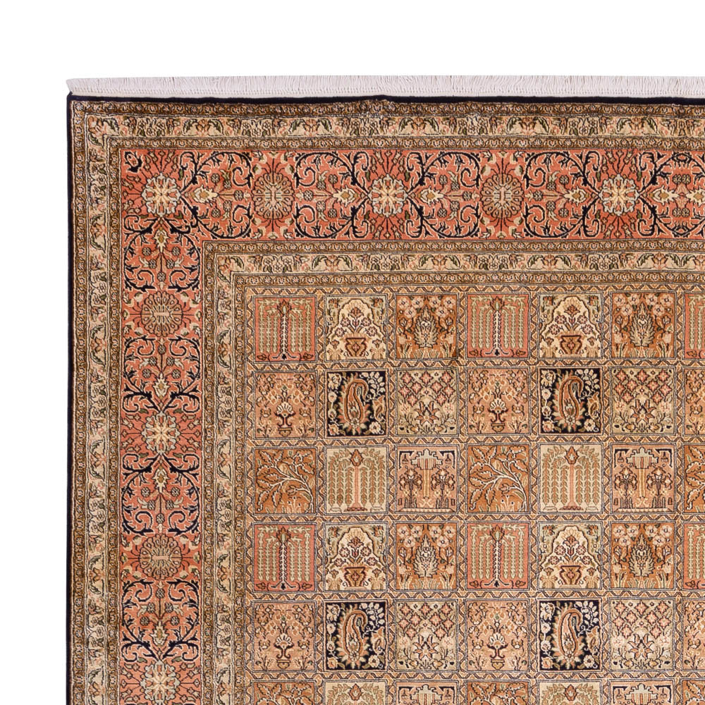 Silk Rug - Kashmir Silk - 344 x 245 cm - dark beige