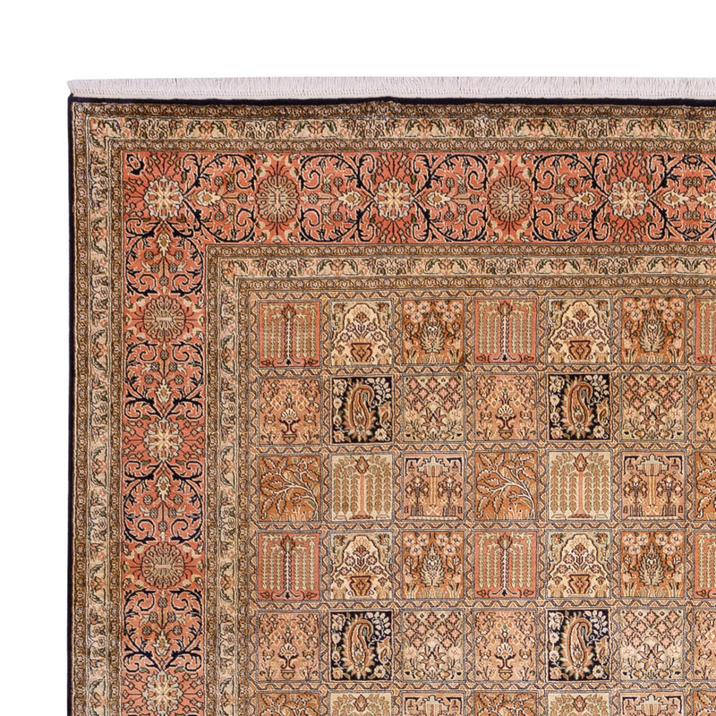 Silk Rug - Kashmir Silk - 344 x 245 cm - dark beige