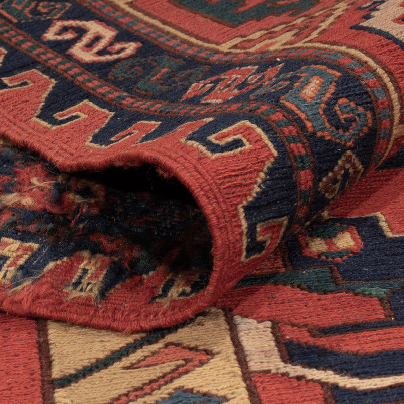 Kelim Rug - Oriental - Soumak - 348 x 272 cm - dark red