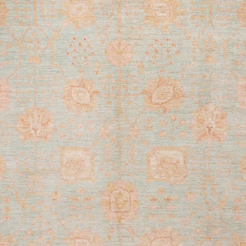 Ziegler Rug - 394 x 309 cm - light blue