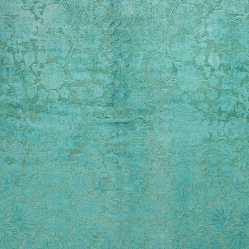 Designer Rug - Vintage/Overdyed - 428 x 311 cm - green