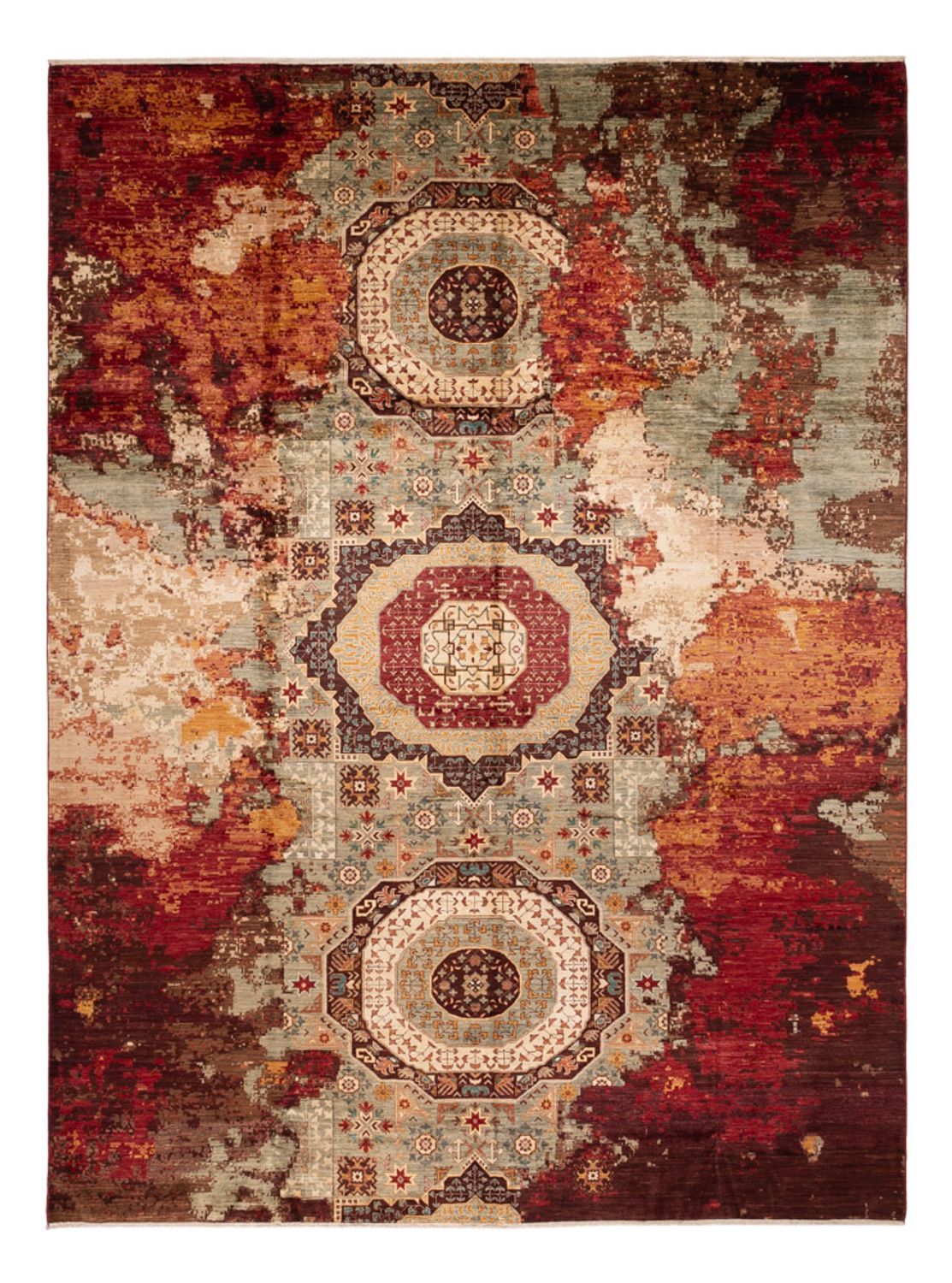 Designer Rug - 391 x 295 cm - multicolored