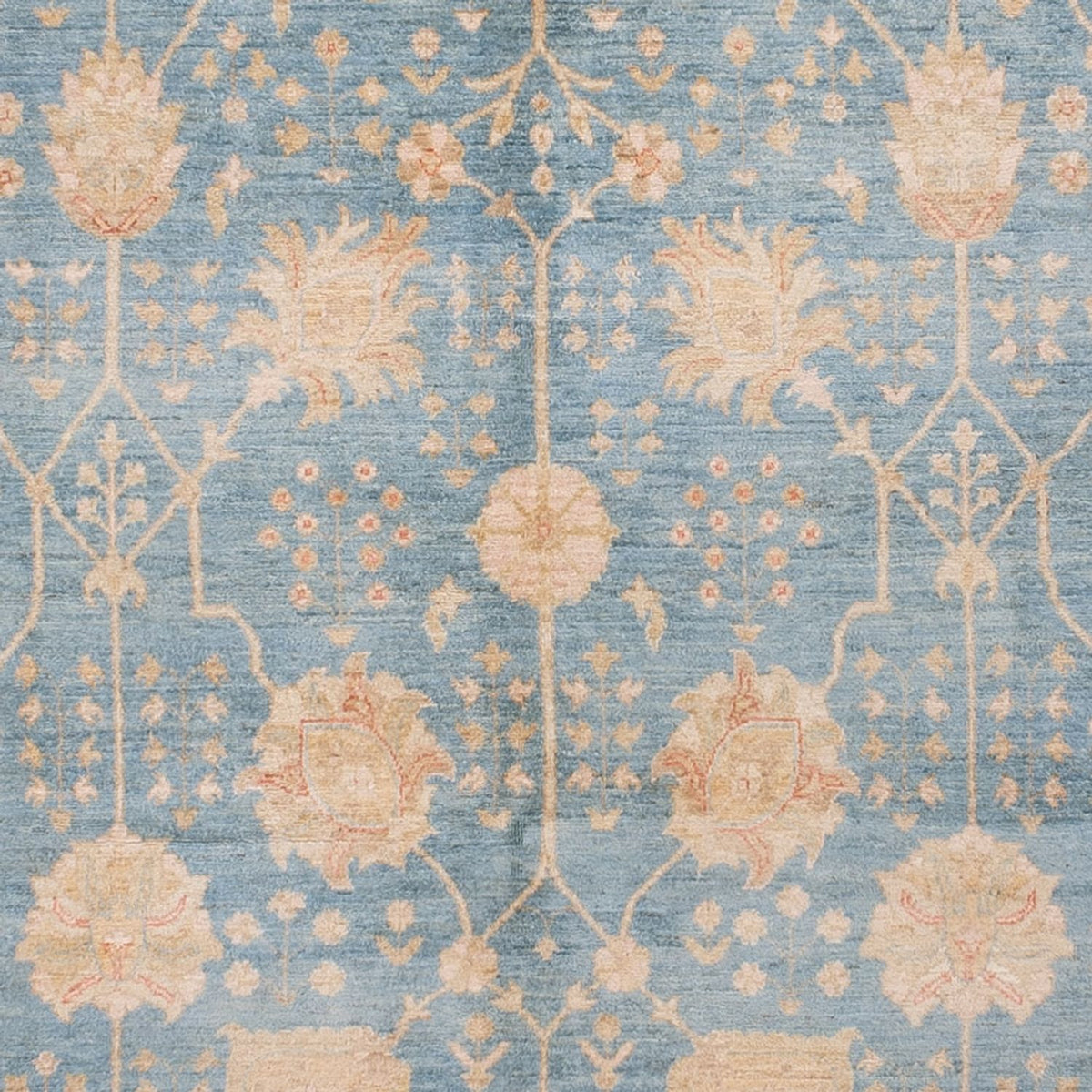 Ziegler Rug square  - 297 x 298 cm - light blue