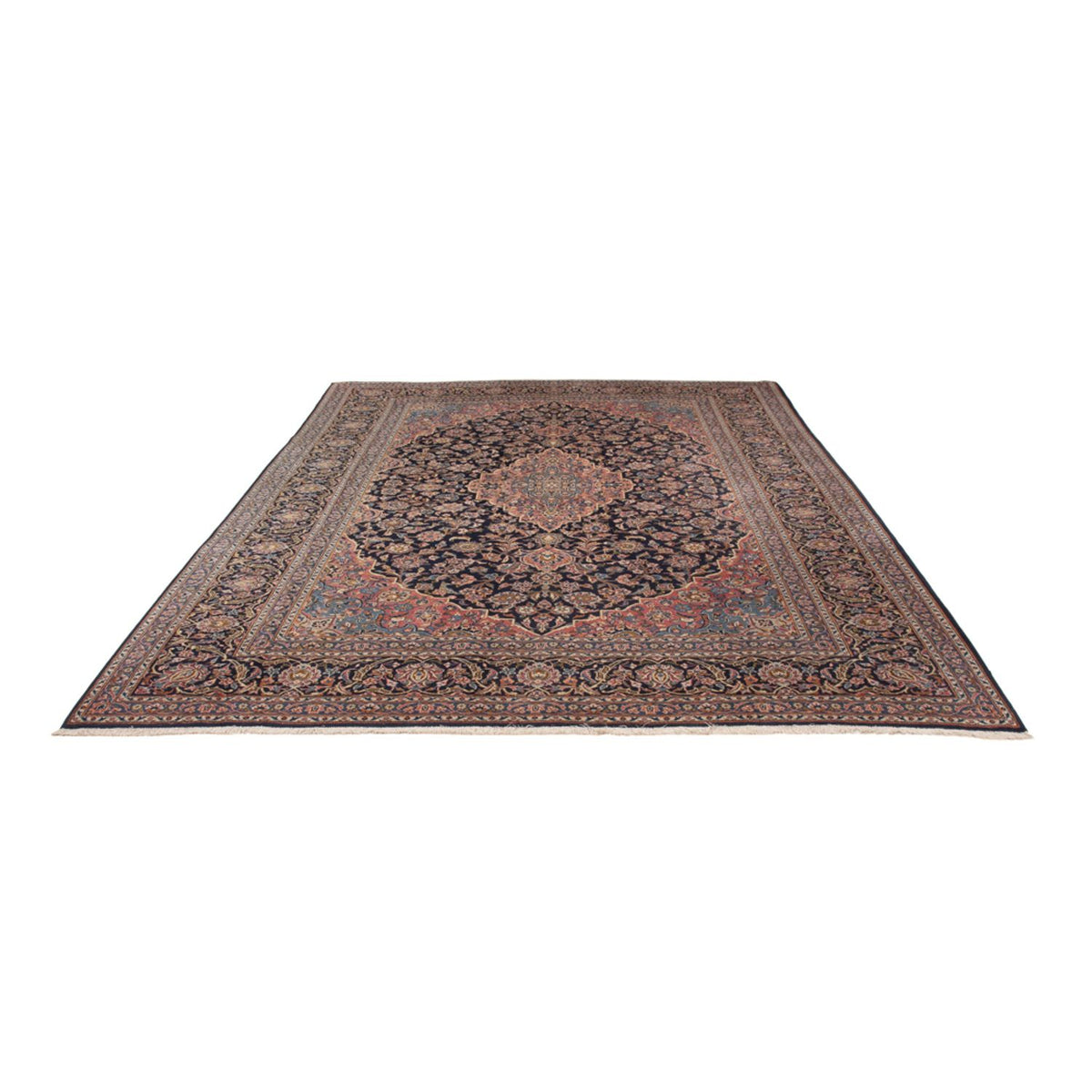 Perser Rug - Keshan - 355 x 264 cm - dark beige