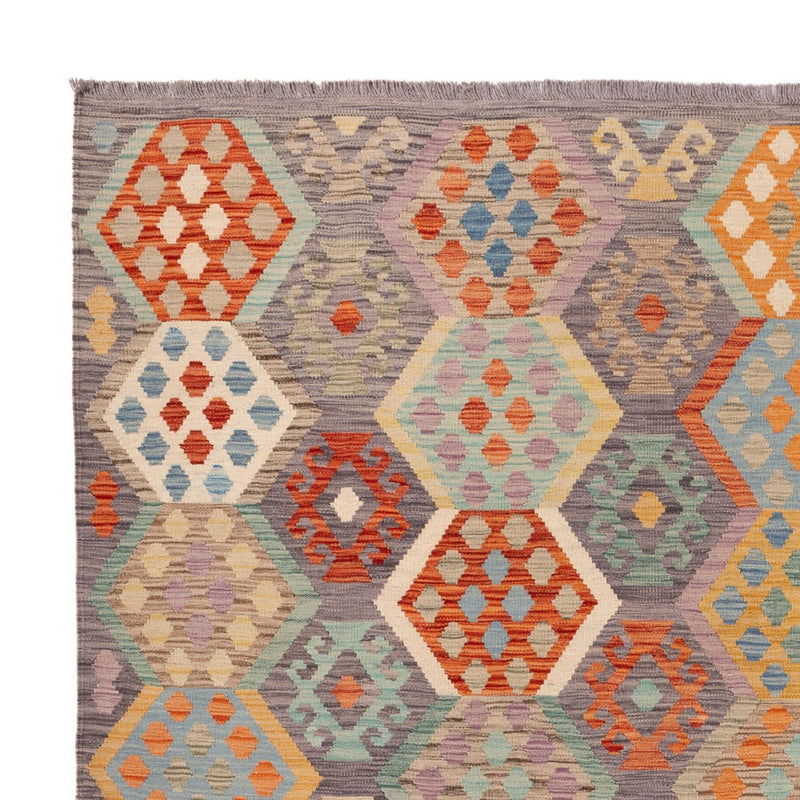 Kelim Rug - Splash - 294 x 252 cm - multicolored