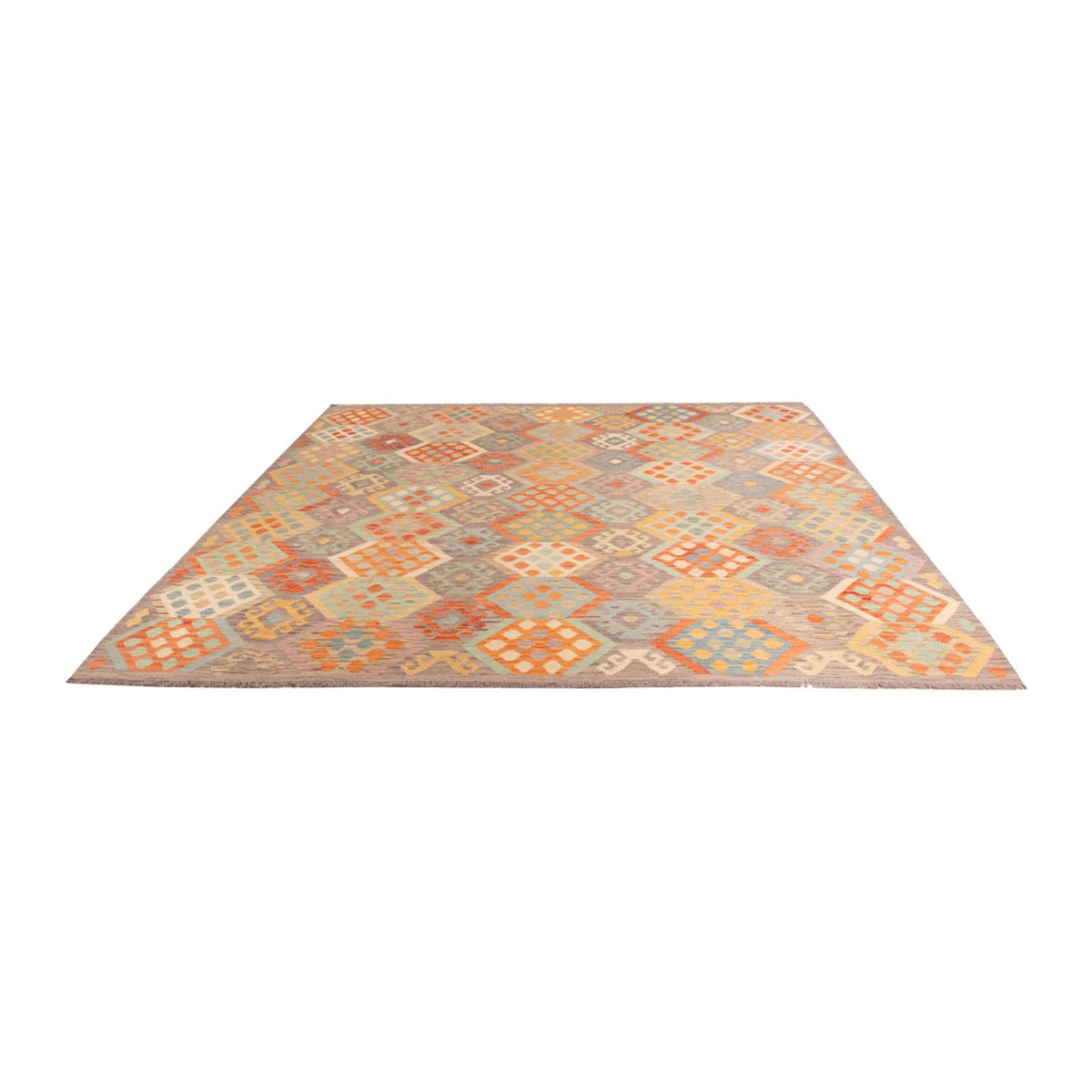 Kelim Rug - Splash - 294 x 252 cm - multicolored