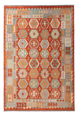 Kelim Rug - Splash - 298 x 206 cm - multicolored