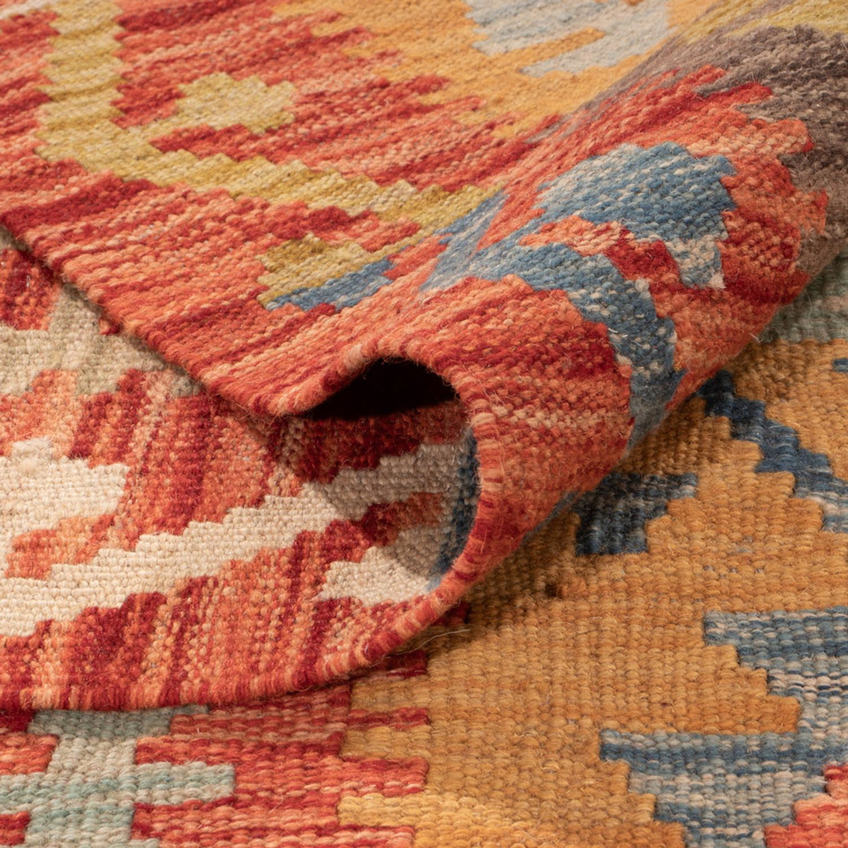 Kelim Rug - Splash - 298 x 197 cm - multicolored