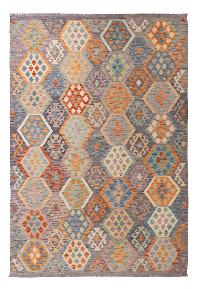 Kelim Teppich - Splash - 297 x 204 cm - mehrfarbig
