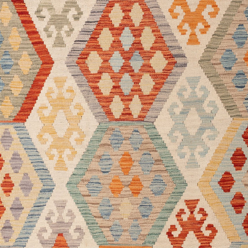 Kelim Rug - Splash - 310 x 193 cm - multicolored