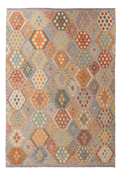 Kilim Maimana Rug 207x298cm - Wool Rug - multicolored