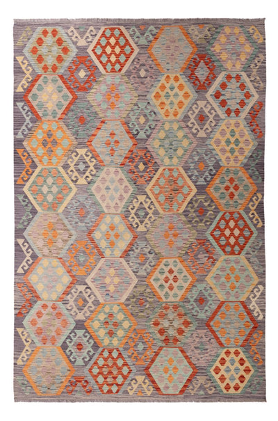 Kilim Maimana Rug 202x300cm - Wool Rug - multicolored