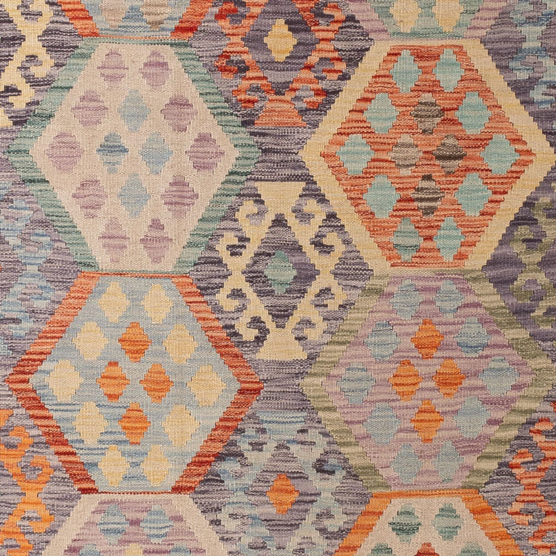 Kelim Teppich - Splash - 300 x 202 cm - mehrfarbig
