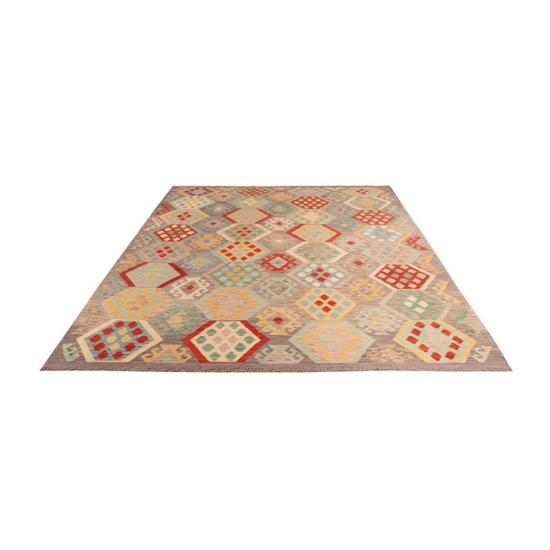 Kelim Rug - Splash - 301 x 209 cm - multicolored